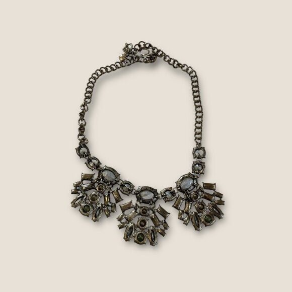 J.Crew Jewelry Lot 10 Pieces Swarovski Rhinestone Statement Necklaces Earrings & - Picture 15 of 16